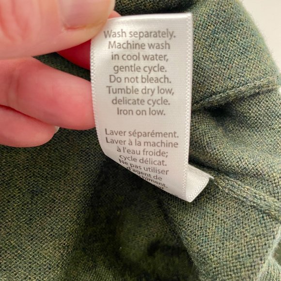 Arnold Palmer Washable Wool Blend Button Up Vest, Forest Green, Size M - Picture 7 of 16